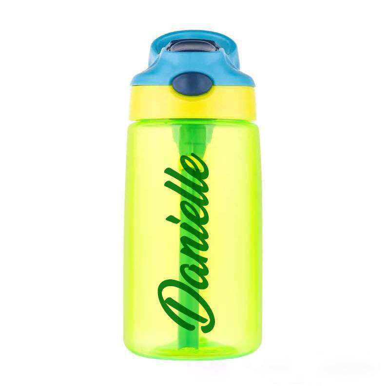 Girl's School Water Bottle Personalised New Term Uniform First Day White  Aluminium Bottle Any Name Bespoke Back to School 