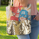 Custom Sequin Tote Bag