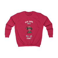 Kids Sweatshirt - Dear Santa, Does Nice-ish Count?