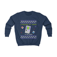 Kids Sweatshirt - I pause my game - To be here