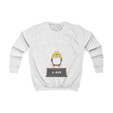 Kids Sweatshirt - Peace and Joy - Penguin Snow globe