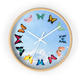 Sky of Butterflies Wall clock