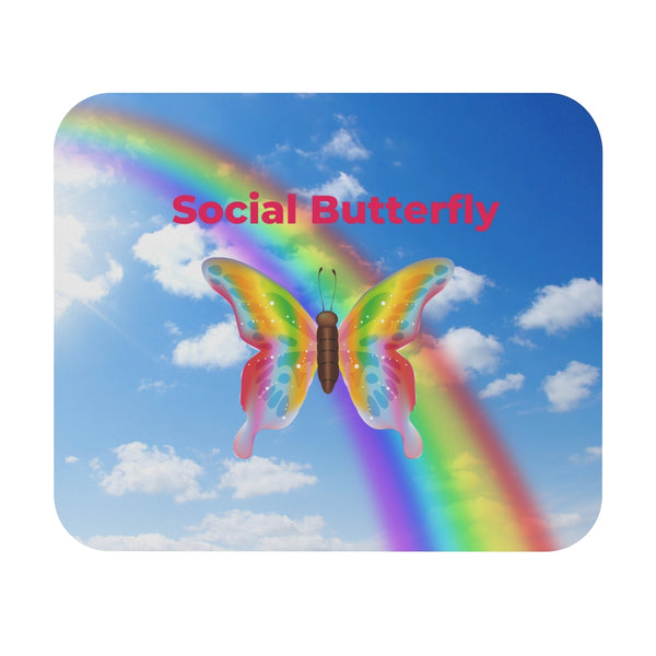 Social Butterfly Mouse Pad