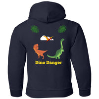 Dino Danger Pullover Hoodie