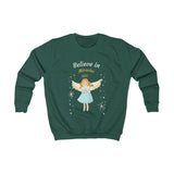 Kids Sweatshirt - Believe in Miracles - Little Angel