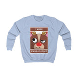 Kids Sweatshirt - I wish - I was home - Rudolph the Reindeer